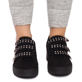 Cipők tépőzárral AB-3 flitterekkel fekete 1