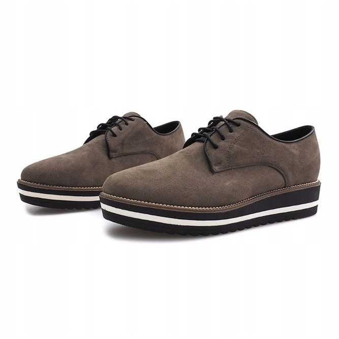 Paulette olíva fűzős cipő khaki 2