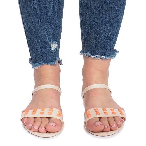 Meliski Nuevo bézs színű szandál 1