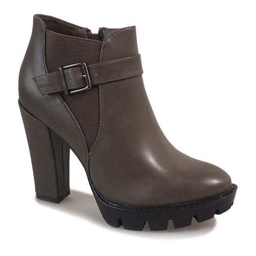 Khaki csizma az oszlopon FP002 sokszínű zöld 1