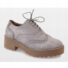 Szürke magas sarkú jazz cipő LL185 1