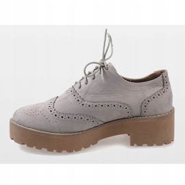 Szürke magas sarkú jazz cipő LL185 2