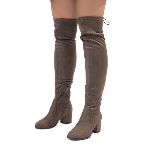 Velúr csizma a TE1704-3 oszlopon sokszínű 1