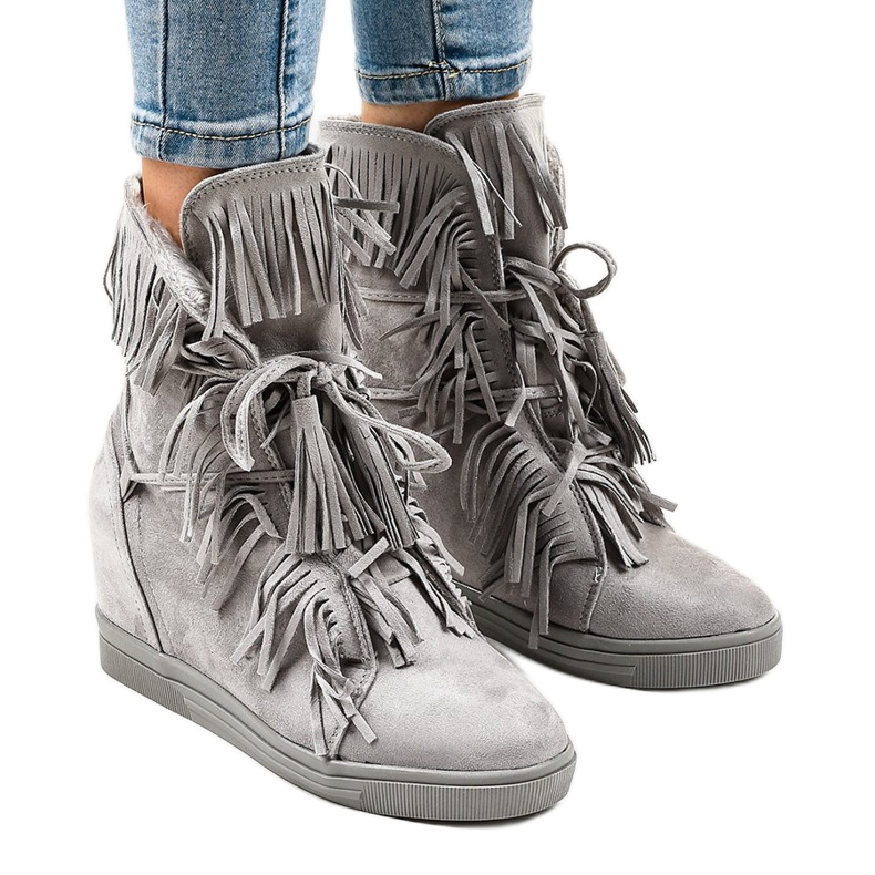 Szürke szigetelésű cipők H6301AR-36 1