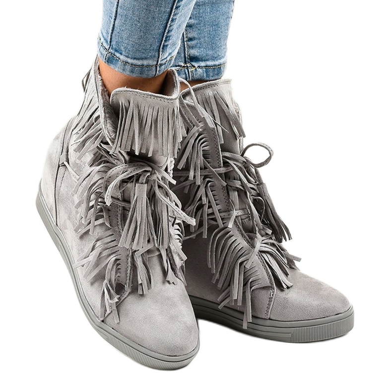 Szürke szigetelésű cipők H6301AR-36 2