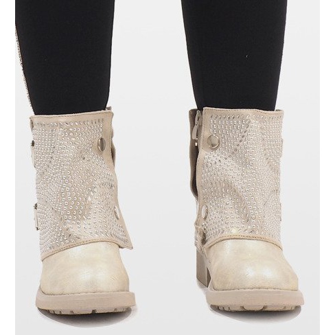 Marquiiz Arany díszítésű csizma 6352-PA aranysárga 1