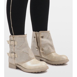 Marquiiz Arany díszítésű csizma 6352-PA aranysárga 2