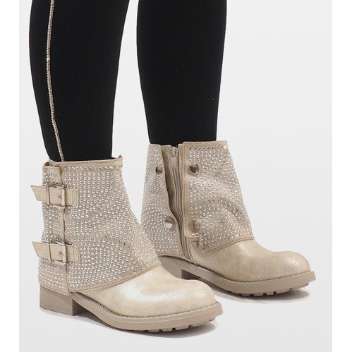 Marquiiz Arany díszítésű csizma 6352-PA aranysárga 2