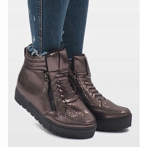 Barna szigetelésű cipők BB-1652 1