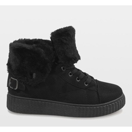 Fekete szigetelésű csizma B192-1 2