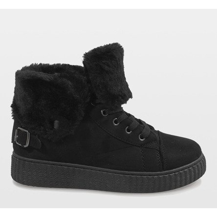 Fekete szigetelésű csizma B192-1 2