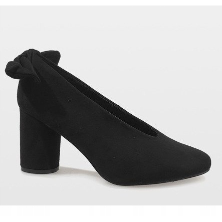 Fekete velúr szivattyúk az LL-93P Schwarz oszlopon 2