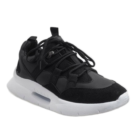 Fekete divatos R-375 sportcipő szürke 1