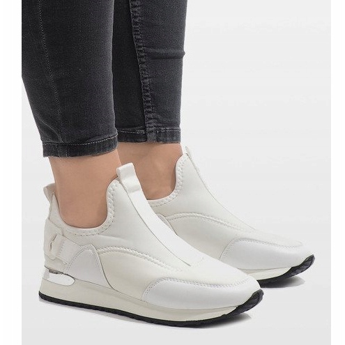 Fehér Lycra cipők R-403 1 Fehér Lycra cipők R-403 1