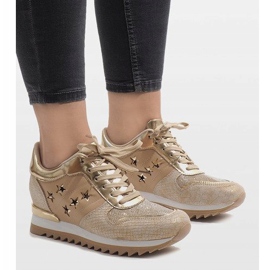 Arany cipők a G-127 éken aranysárga 1