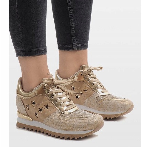 Arany cipők a G-127 éken aranysárga 1