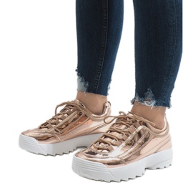 Pezsgő divat sportcipő 82017 sárga 1