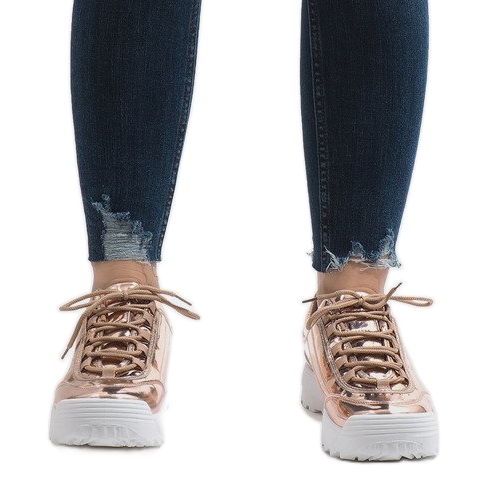 Pezsgő divat sportcipő 82017 sárga 2