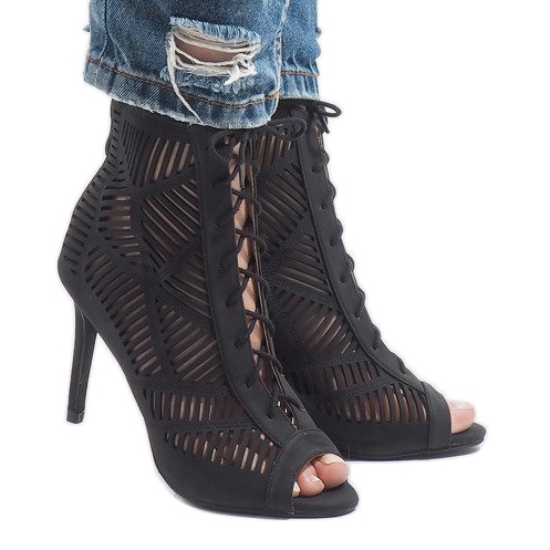 Fekete bokacsizma 1610-225 2