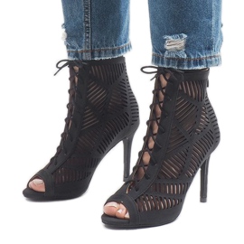 Fekete bokacsizma 1610-225 1