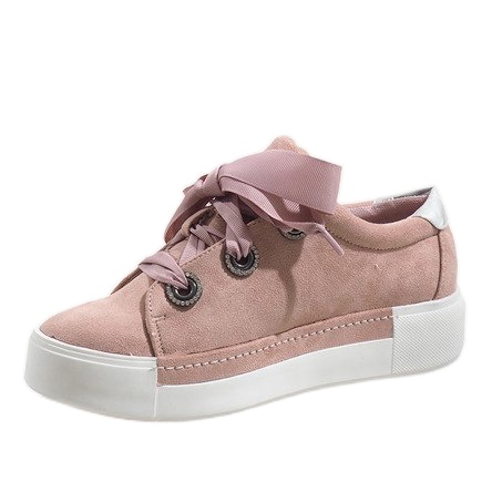 1507 rózsaszín fűzős cipő 2