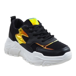 Fekete divatos sportcipő 2018-3 1