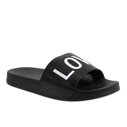 Fekete love 812A papucs 1