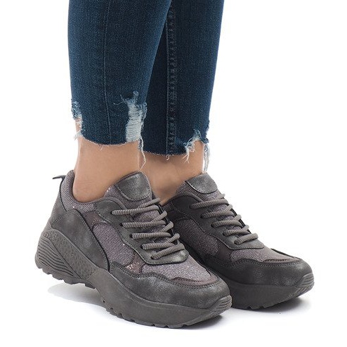 BY-080 szürke sportcipő 1