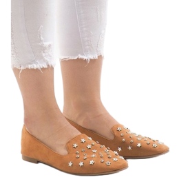 Teve naplopók balerinák F3262 barna 1