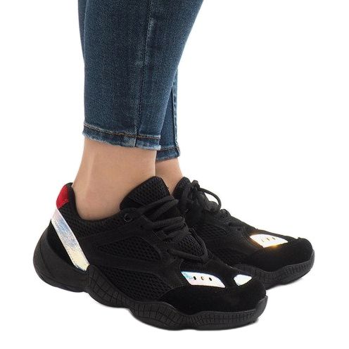 Fekete MS522 edzőcipő 2