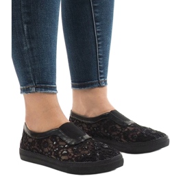 HC232 fekete csipke cipők 1 HC232 fekete csipke cipők 1