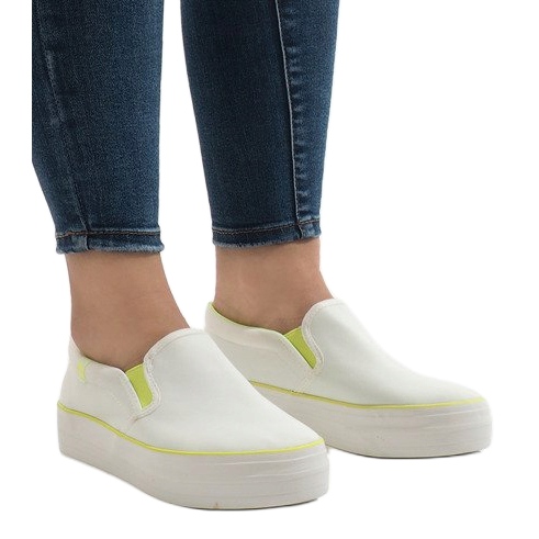 Fehér cipő platform GF-41 1 Fehér cipő platform GF-41 1