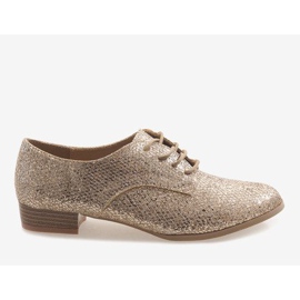 Arany G086 fűzős cipő aranysárga 2 Arany G086 fűzős cipő aranysárga 2