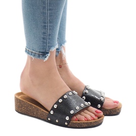 Fekete magassarkú AC-2809 1