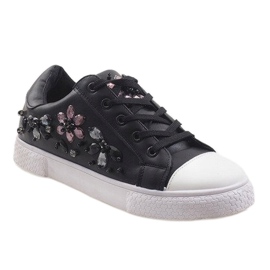 Fekete K1709 cipők 2