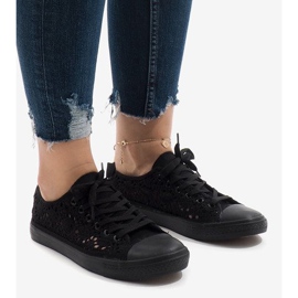 RL-673 fekete csipke cipők 1 RL-673 fekete csipke cipők 1