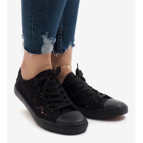 RL-673 fekete csipke cipők 2 RL-673 fekete csipke cipők 2