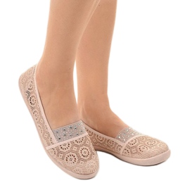 1148-Y rózsaszín csipke cipők 2