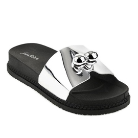 Ezüst papucs golyóval 1819 szürke 1