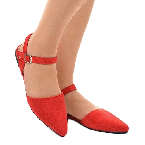 Vörös balerina szandál 235-4 piros 1 Vörös balerina szandál 235-4 piros 1