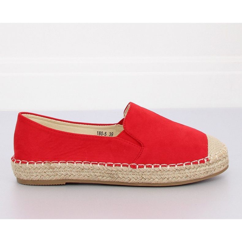 Red Espadrilles női 180-5 Red II-GAT piros 2
