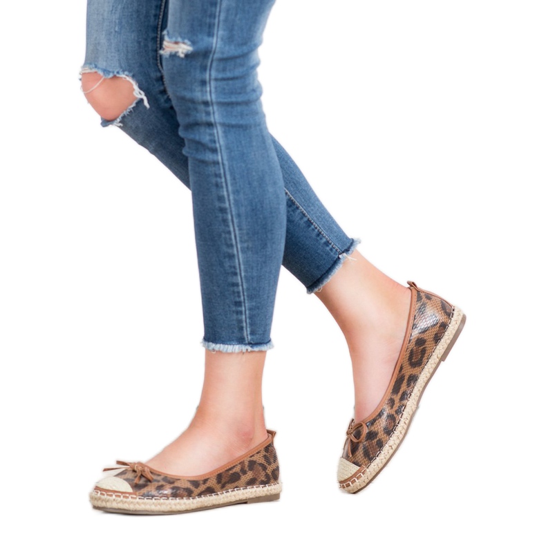 GUAPISSIMA Foltos balerinák barna 1