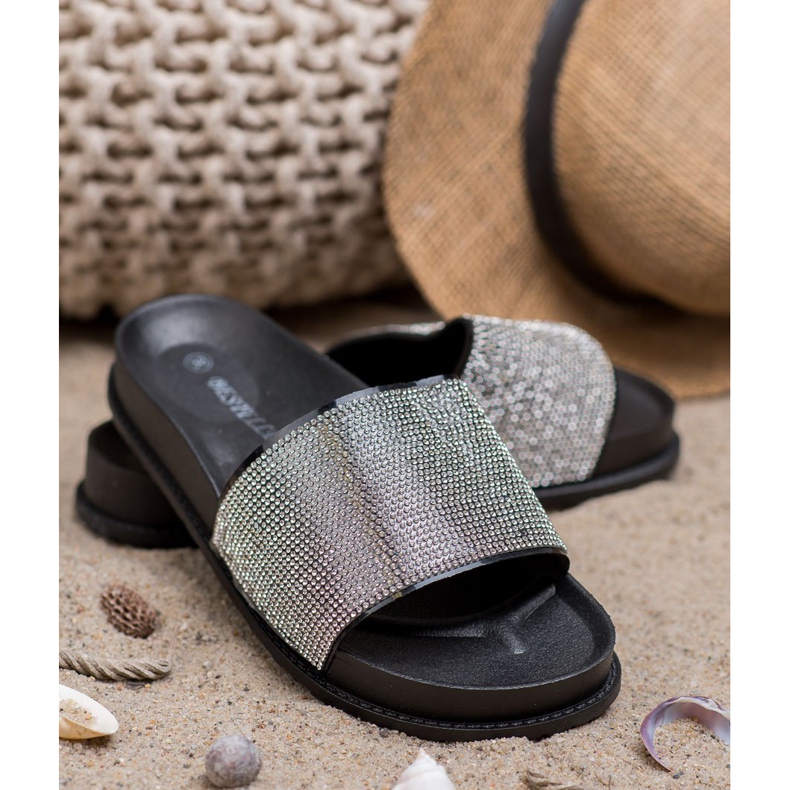 Bestelle Gumi papucs köbös cirkónium -dioxiddal fekete 1