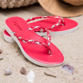 Seastar Piros fonott papucs 1
