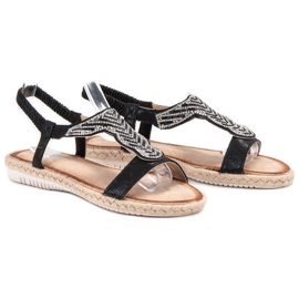 Emaks Espadrilles Slip On Sandals fekete 1
