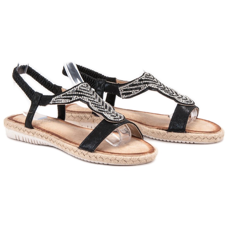 Emaks Espadrilles Slip On Sandals fekete 1