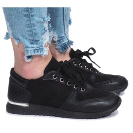 Fekete sport Lyon cipők 1