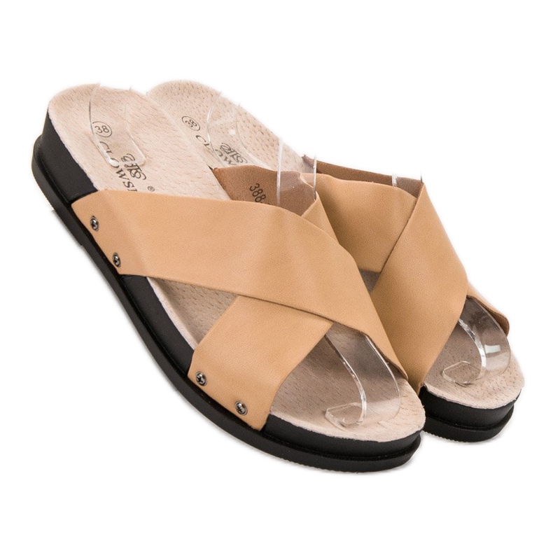 Clowse Bézs papucs 2