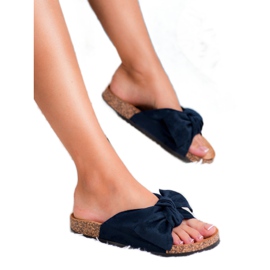 Super Me Divatos fekete papucs 1