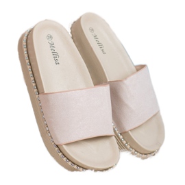 Melisa Wedge szandál barna 2